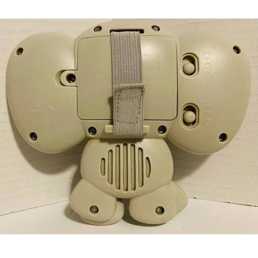 VTG Bright Start Blue Light Up & Musical Sounds Elephant Toy Music Box Tested